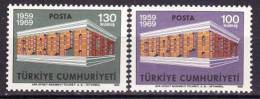 Turquie - 1969 - Yv.no. 1891/2,  Neufs** - 1969