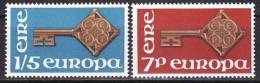 C4467 - Irlande 1968 - Yv.no. 203/4 Neufs** - Unused Stamps