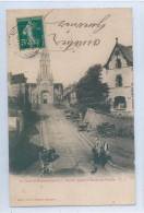 GORRON - EGLISE ET BOULEVARD FAVERIE - Gorron