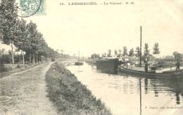 59 - CPA Landrecies - Le Canal (péniche) - Landrecies