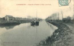 59 - CPA Landrecies - Canal De La Sambre à L'Oise Coté Sud (péniche) - Landrecies