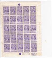 N° 71 Feuille De 25 ** Avec Variétée - 1894-1896 Expositions