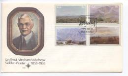 RSA FDC Complete Set PAINTINGS Jan Ernst Abraham Volschenk 21-8-1978 With Cachet - FDC