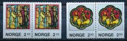 Norvège - 1986 - Vitraux - Stained Glass Windows - Neufs - Glasses & Stained-Glasses