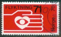 Norwegen  1971  Internationale Flüchtlingshilfe  (1 Gest. (used))  Mi: 624 (0,20 EUR) - Gebruikt