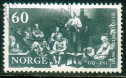 Norwegen  1971  Hans Nielson Hauge (Volkserzieher)  (1 Gest. (used))  Mi: 625 (0,40 EUR) - Gebraucht