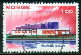 Norwegen  1973  Norden - Haus Des Nordens  (1 Gest. (used))  Mi: 662 (0,80 EUR) - Gebraucht