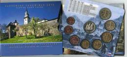 Slovaquie Slovakia 1 Cent à 2 Euro 2009 Coffret Officiel BU Et Jeton Tekov Turiec Podsitniansko - Eslovaquia