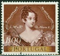 PORTOGALLO, PORTUGAL, CENTENARIO DEL FRANCOBOLLO, 1953, FRANCOBOLLO USATO, Scott 785, YT 798, Afi 787 - Used Stamps