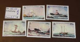 Alderney  Michel Nr:  32-36 Ship ** MNH Postfrisch  #3034 - Alderney