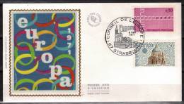 FRANCE  FDC  Sur Soie   1971 Europa - 1971