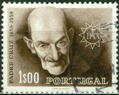 PORTOGALLO, PORTUGAL, FATHER CRUZ, 1960, FRANCOBOLLO USATO, Scott 855, YT 868, Afi 861 - Used Stamps