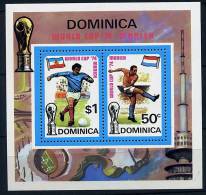 Dominique ** Bloc N° 25 - Coupe Du Monde De Foot à Munich - Dominica (1978-...)