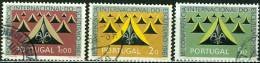 PORTOGALLO, PORTUGAL, CONFERENZA INTERNAZIONALE SCOUT, 1962, FRANCOBOLLI USATI, Scott 886-888 - Used Stamps