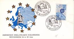 LETTRE THEMATIQUE MINES  CAD 68 WITTENHEIM 24-25 JUIN 1967- - Covers & Documents