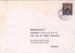 Lettre De Geneve  Grand-Pré Avec N°YT 790 - Storia Postale