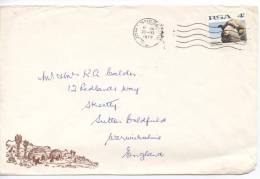 South Africa Cover Sent To England 20-11-1972 - Lettres & Documents