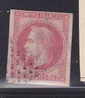 COLONIES GENERALES N°10 80C ROSE TYPE NAPOLEON III  OBL - Napoléon III