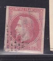 COLONIES GENERALES N°10 80C ROSE TYPE NAPOLEON III  OBL - Napoléon III.