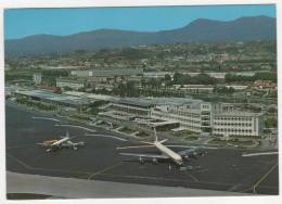 CPSM AEROPORT DE NICE, AVION, ALPES MARITIMES 06 - Transport Aérien - Aéroport