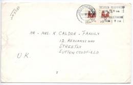 South Africa Cover Sent To England 13-11-1972 - Lettres & Documents