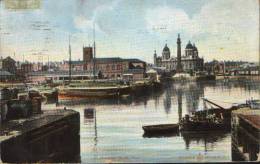 England-Postcard 1910-Princes Dock,Hull- 2/scans - Hull