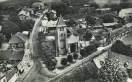 95 - CPSM Moisselles - En Avion Au-dessus De L'Eglise - Moisselles