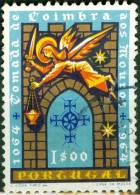 PORTOGALLO, PORTUGAL, CONQUISTA COIMBRA, 1965, FRANCOBOLLO USATO, Scott 947, YT 960, Afi 950 - Oblitérés