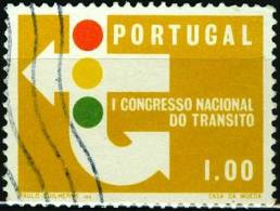 PORTOGALLO, PORTUGAL, CONGRESSO SUL TRAFFICO, 1965, FRANCOBOLLO USATO, Scott 942, YT 955, Afi 945 - Oblitérés