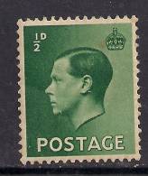 GB 1936 KEV111 1/2d GREEN STAMP MM SG 457....( A93 ) - Neufs