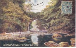 WICKLOW The Dargle Bridge, Near Bray The Royal Mail Route  (1907) - Wicklow