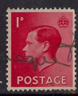 GB 1936 KEV111 1d RED USED STAMP SG 458.. ( B310 ) - Used Stamps