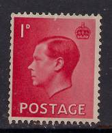 GB 1936 KEV111 1d RED UNUSED STAMP NO GUM SG 458... ( B750 ) - Neufs