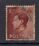 GB 1936 KEV111 1 1/2d BROWN USED STAMP SG 459. ... ( D815 ) - Used Stamps
