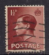 GB 1936 KEV111 1 1/2d BROWN USED STAMP SG 459. ... ( D900 ) - Used Stamps