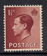 GB 1936 KEV111 1 1/2d BROWN UNUSED STAMP NO GUM SG 459. ( E276 ) - Ungebraucht