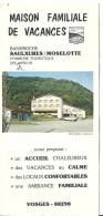 88290    SAULXURES  SUR  MOSELOTTE  BASINROCHE      MAISON FAMILIALE    DE  VACANCES - Saulxures Sur Moselotte