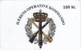 Denmark, DNK-TD-MIL-002, Haerens Operative Kommando, Army Bosnia, 2 Scans.  Expiry : 31.12.2005 - Armée