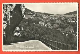 C0967 Vallorbe Vu De La Nouvelle Route De La  Vallée De Joux.Non Circulé. Visa ACF 1939 - Vallorbe