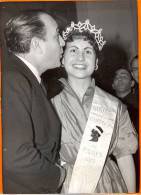 MISS CORSE Of Paris, Beauty Queen  Old Photo 1953 - Unclassified