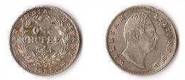 INDE  1  RUPEE  1835  ARGENT  RARE ! - India