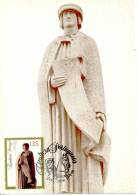 Portugal 1995 " Statue De Fernao Lopes " Carte Maximum Yvert 2079 - Maximum Cards & Covers