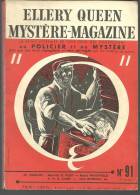 ELLERY QUEEN " MYSTERE-MAGAZINE "  N° 91 De Aout 1955 - Opta - Ellery Queen Magazine