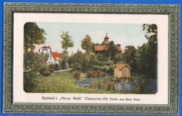 Deutschland; Chemnitz; Reichel`s Neuer Welt; Partie Aus Sem Park; Prägekarte Mit Schutzfolie; 1914 - Chemnitz