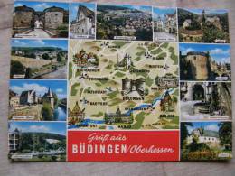 Büdingen - Oberhessen   Map Karte Carte - Bad Vilbel Bad Orb - Birstein - Hungen    D90213 - Bad Orb