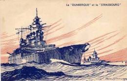 .HAFFNER - Le 'Dunkerque" Et Le "Strasbourg"v      (50554) - Haffner