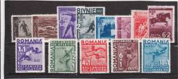 ROUMANIE 2 SERIES SPORTS DE 1937 - Sonstige & Ohne Zuordnung