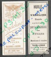 étiquettes HUILE De Vaseline Pour Le Graissage Des Cycles Et Autos à FLERS De L' ORNE 61 Orne - Motor Bikes