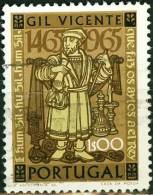 PORTOGALLO, PORTUGAL, GIL VICENTE, 1965, FRANCOBOLLO USATO, Scott 965, YT 987, Afi 968 - Used Stamps