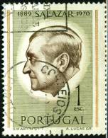 PORTOGALLO, PORTUGAL, SALAZAR, 1971, FRANCOBOLLO USATO, Scott 1103a, YT 1116a - Gebraucht